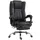 Buy Vinsetto Home Office Chair Microfibre Desk Chair with Reclining Function Armrests Swivel Wheels Footrest Black from Furnituretta