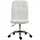 Buy Vinsetto Armless Faux Leather Office Chair - White from Furnituretta