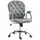 Buy Vinsetto Office Chair Ergonomic 360° Swivel PU Diamante Padded Base 5 Castor Wheels for Home Work Grey from Furnituretta