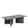 Buy Vega Coffee Table – 140 cm with Marron Turkish Marble Top & V-Shaped Base from Furnituretta