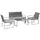 Buy Outsunny 4-Seater Rattan Garden Furniture Set 2 Single Sofa from Furnituretta