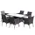 Buy Outsunny 6-Seater Rattan Garden Furniture Dining Set 6-seater from Furnituretta