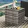 Buy Outsunny Rattan Side Table Garden Furniture Patio Frame Tempered Glass from Furnituretta