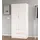 Buy Forfar Compact Space-Saving Wardrobe 2 Door & 2 Drawer White from Furnituretta