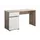 Buy Gretna Computer Desk – Oak Effect with White Gloss, Drawer & Cupboard from Furnituretta