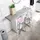 Buy Lindsey Extending Breakfast Bar Table in Grey and White from Furnituretta