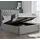 Buy Wilson Grey Fabric Ottoman Bed, Colour: Grey, Size: King (5ft), Item Width: 160 from Furnituretta