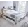 Buy Fabio White Wooden Bed King Size, Colour: White, Size: King (5ft), Item Width: 162.4 from Furnituretta