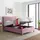 Buy Kingham Pink Velvet Ottoman Bed, Colour: Pink, Size: King (5ft), Item Width: 160 from Furnituretta