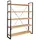 Buy Cosmo Industrial Large Open Bookcase – Eco-Friendly Handcrafted Mango Wood & Reclaimed Metal Design from Furnituretta