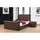 Buy Caxton Storage PU Double Bed Brown, Colour: Brown, Size: Double from Furnituretta