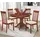 Buy Leicester Dining Set with 4 Chairs Mahogany, Colour: Mahogany from Furnituretta