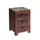 Buy Toko Dark Mango 3 Drawer Bedside from Furnituretta