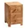 Buy Toko Light Mango 3 Drawer Bedside from Furnituretta