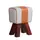 Buy Canvas And Leather Stool from Furnituretta