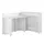 Buy Work Concept Convertible Hidden Desk with Storage White Gloss, Colour: White Gloss, Side: Left, Item Width: 115 from Furnituretta