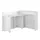 Buy Work Concept Convertible Hidden Desk with Storage White Matt, Colour: White Matt, Side: Left, Item Width: 115 from Furnituretta