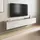 Buy Rugeley Nordic Oak & White Floating TV Unit from Furnituretta