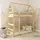 Buy Wooden Gloria Loft Bed – Space-Saving Style for Kids, Colour: Pine, Mattresses: Foam Mattress from Furnituretta