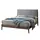 Buy Cheslyn Light Grey King Size Bed - Perfect for Modern Bedrooms, Colour: Light Grey, Size: 5ft/King , Item Width: 164 from Furnituretta