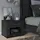 Buy Idea ID-07 Bedside Cabinet Black, Colour: Black, Item Width: 50 from Furnituretta