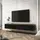 Buy Oro Floating TV Cabinet – Black Marble 175cm | Sleek Wall-Mounted Media Storage, Colour: Black Marble, Item Width: 175 from Furnituretta