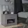 Buy Idea ID-07 Bedside Cabinet Grey Matt, Colour: Grey Matt, Item Width: 50 from Furnituretta