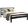 Buy City Block Black Small Double Bed, Colour: Charcoal Black, Size: 4ft/Small Double, Item Width: 123.5 from Furnituretta