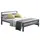 Buy City Block Double Bed: Sleek & Stylish, Colour: White, Size: 4ft 6/Double, Item Width: 138.5, 3 from Furnituretta