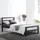 Buy City Block Black Single Bed, Colour: Charcoal Black, Size: 3ft/Single, Item Width: 96 from Furnituretta