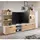 Buy Heathrow Entertainment Unit White – 250 cm Wide with LED Lighting, Colour: White, Item Width: 250 from Furnituretta