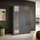 Buy Vesala Wardrobe – Graphite Matt Finish with Mirror (135 cm), Colour: Graphite Matt, Item Width: 135 from Furnituretta