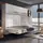 Buy CP-05 Horizontal Wall Bed Concept 120cm with Over Bed Unit White Gloss, Colour: White Gloss, Size: 120 x 200cm, Item Width: 215 from Furnituretta