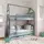 Buy Dalia Bunk Bed with Trundle and Storage Grey, Colour: Grey, Mattresses: Foam Mattresses from Furnituretta
