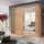 Buy Effect 2 Sliding Door Wardrobe Oak Lancelot 200cm, Colour: Oak Lancelot, Item Width: 200 from Furnituretta