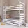 Buy Wooden Bunk Bed Tomi with Trundle and Storage White Matt, Colour: White Matt, Mattress: Foam Mattresses from Furnituretta