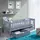 Buy Wooden Single Bed Gucio with Storage Grey Matt, Colour: Grey Matt, Mattresses: Foam/Bonnell Mattresses from Furnituretta