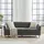 Buy Claridon 3 Seater Sofa – Linen Fabric in Dark Grey from Furnituretta