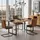 Buy Boston Dining Table – Oak Effect Top with Black Metal Legs from Furnituretta