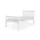 Buy Manila HFE Pine Bed Single White, Colour: White, Size: Single from Furnituretta