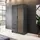 Buy Nelly Hinged Door Wardrobe Graphite 105cm, Colour: Graphite, Item Width: 105 from Furnituretta
