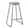 Buy Trent Bar Stool Black and Natural from Furnituretta