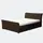 Buy Viva 4 Drawer PVC Double Bed Brown, Colour: Brown, Size: Double from Furnituretta