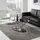 Buy Uplands Coffee Table – Black Glass with Chrome Frame from Furnituretta