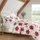 Buy Peony Floral Duvet Cover Set King Size – 100% Cotton | Bold Red & Bordo Print, Colour: Cream, Size: King from Furnituretta