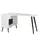 Buy Mapleton Desk White & Black from Furnituretta