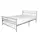 Buy Davina Single Metal Bed – Elegant Silver Frame from Furnituretta