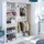 Buy Tadley Open-Door Wardrobe – Oak & White with 2 Hanging Rails and 4 Shelves from Furnituretta