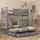 Buy Viki Bunk Bed Grey Matt: Space-Saving Sleep Solution for Kids, Colour: Grey Matt, Mattresses: Foam Mattresses from Furnituretta