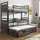 Buy Maximize Your Child's Room: Alan Bunk Bed Graphite with Trundle & Storage, Colour: Graphite, Mattresses: Without Mattresses from Furnituretta